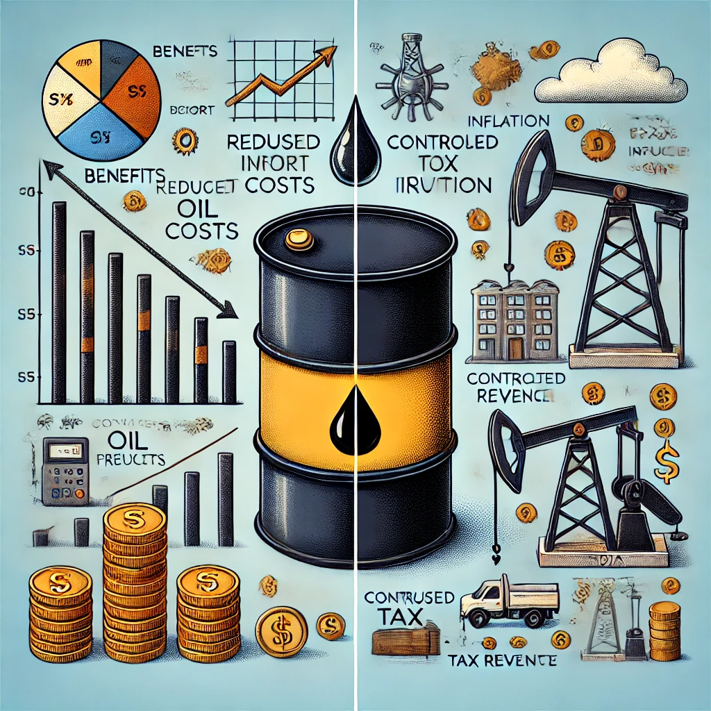 Declining Crude Oil Prices: Implications for India – Benefits and Drawbacks